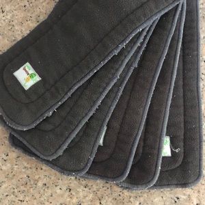 Naturally Nature Charcoal Bamboo Diaper Inserts